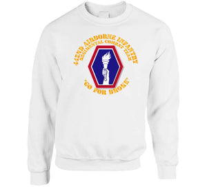 Army - 442nd Airborne Infantry Regimental Combat Team Classic T Shirt, Crewneck Sweatshirt, Hoodie, Long Sleeve