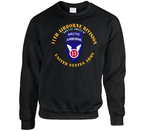 11th Airborne Division - Arctic Angels W Arctic Tab X 300 Classic T Shirt, Crewneck Sweatshirt, Hoodie, Long Sleeve