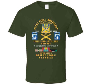 1st Battalion, 201st Artillery, Xviii Abn Corps - Operation Desert Storm Veteran X 300 T Shirt