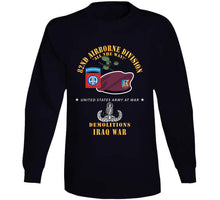 Load image into Gallery viewer, Army - 82nd Airborne Div - Beret - Mass Tac - Maroon  - 82nd Avn Regt - Demolitions - Iraq War T Shirt
