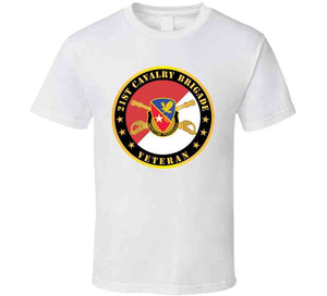 21st Cavalry Brigade - Veteran - Red - White X 300 T Shirt