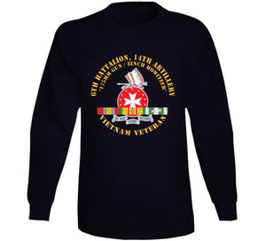 6th Battalion, 14th Artillery Regiment - Dui - Vn Svc Bar - Top X 300 Classic T Shirt, Crewneck Sweatshirt, Hoodie, Long Sleeve