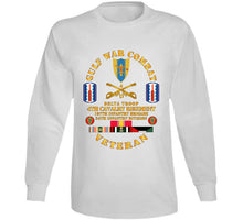 Load image into Gallery viewer, Gulf War Combat Cavalry Vet W  Delta Troop - 4th Cav - 197th Inf Bde - 24th Id T Shirt
