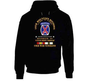 10th Mountain Division - Climb To Glory - Reforger 90, Centurion Shield - Cold X 300 Classic T Shirt, Crewneck Sweatshirt, Hoodie, Long Sleeve