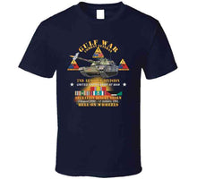 Load image into Gallery viewer, Desert Storm - 2nd Armored Div - Combat Veteran W Gulf Svc - Hell On Wheels X 300 T Shirt
