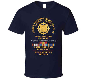 Army - 1438th Trans Company - Camp Holland Afghanistan Vet W Afghan Svc X 300 Classic T Shirt, Crewneck Sweatshirt, Hoodie, Long Sleeve