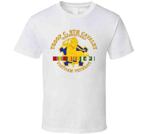 Army - Troop C, 9th Cavalry - Headhunters - Vietnam Vet W Vn Svc X 300 Classic T Shirt, Crewneck Sweatshirt, Hoodie, Long Sleeve