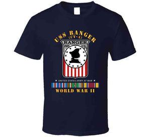 Uss Ranger (cv-4) W Eur Arr Svc Wwii T Shirt