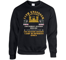 Load image into Gallery viewer, 11th Engineer Battalion - Camp Humphries 2nd Infantry Division - Korea X 300 Classic T Shirt, Crewneck Sweatshirt, Hoodie, Long Sleeve
