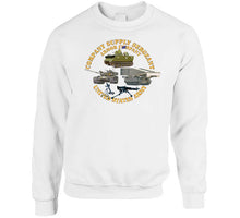 Load image into Gallery viewer, Army - Company Supply Sergeant - Armor Company W Weapons And Vehicles X 300 Classic T Shirt, Crewneck Sweatshirt, Hoodie, Long Sleeve
