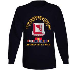 Army 19th Engineer Battalion Afghanistan War W Svc Classic T Shirt, Crewneck Sweatshirt, Hoodie, Long Sleeve