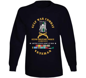 Gulf War Combat Vet - 822nd Mp Company Emblem W Gulf Svc X 300 Classic T Shirt, Crewneck Sweatshirt, Hoodie, Long Sleeve