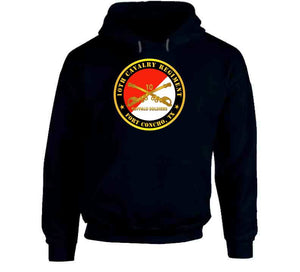 Army - 10th Cavalry Regiment - Fort Concho, Tx - Buffalo Soldiers W Cav Branch Classic T Shirt, Crewneck Sweatshirt, Hoodie, Long Sleeve