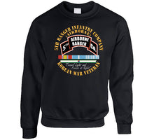 Load image into Gallery viewer, 5th Ranger Infantry Company - Airborne - Korea W Svc Ribbons X 300 Classic T Shirt, Crewneck Sweatshirt, Hoodie, Long Sleeve
