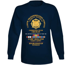 Army - 1438th Trans Company - Camp Holland Afghanistan Vet W Afghan Svc X 300 Classic T Shirt, Crewneck Sweatshirt, Hoodie, Long Sleeve