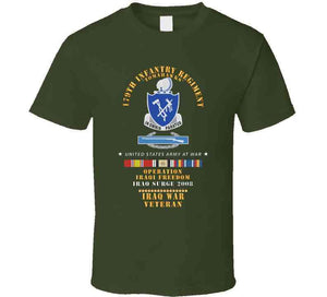 179th Infantry Regiment - Tomahawks - Iraq Surge 2008 W Cib -  Oif - Iraq Svc X 300 T Shirt