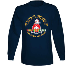 6th Battalion, 14th Artillery Regiment - Dui - Vn Svc Bar - Top X 300 Classic T Shirt, Crewneck Sweatshirt, Hoodie, Long Sleeve