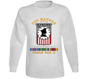 Uss Ranger (cv-4) W Eur Arr Svc Wwii T Shirt