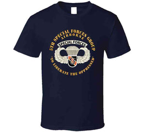 Sof - 5th Sfg - Airborne Badge - Vietnam X 300 Classic T Shirt, Crewneck Sweatshirt, Hoodie, Long Sleeve