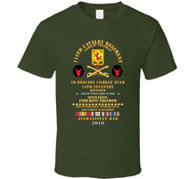 Load image into Gallery viewer, 1st Bn, 113th Cavalry Regiment, 2nd Bct, 34th Id - Enduring Freedom Combat Veteran X 300 T Shirt
