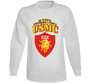 Usmc -  Iii Marine Amphibious Force - Maf T Shirt