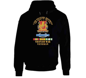 Army - Dui - 14th Infantry Regiment The Right Of The Line W Cib - Vn Svc X 300 Classic T Shirt, Crewneck Sweatshirt, Hoodie, Long Sleeve