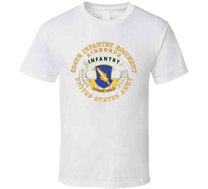 Army - Airborne Badge - 504th Infantry Regiment Wo Ds X 300 Classic T Shirt, Crewneck Sweatshirt, Hoodie, Long Sleeve