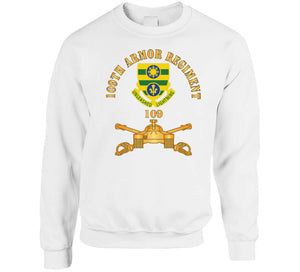 109th Armor Regiment - Dui  W Ar Branch X 300 Classic T Shirt, Crewneck Sweatshirt, Hoodie, Long Sleeve