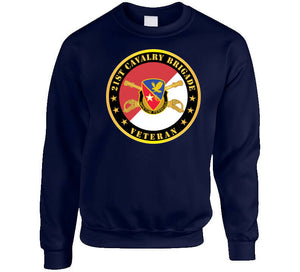 21st Cavalry Brigade - Veteran - Red - White X 300 T Shirt