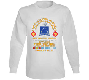 180th Infantry Regiment - 45th Id - Battle Pork Chop Hill, Korean War X 300 Classic T Shirt, Crewneck Sweatshirt, Hoodie, Long Sleeve