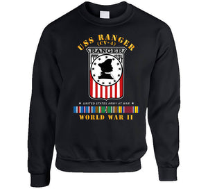 Uss Ranger (cv-4) W Eur Arr Svc Wwii T Shirt