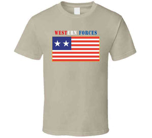 Flag - Western Forces - 2 Star Flag W Txt X 300 T Shirt