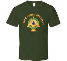 Load image into Gallery viewer, 110th Armor Regiment - Dui W Txt X 300 Classic T Shirt, Crewneck Sweatshirt, Hoodie, Long Sleeve
