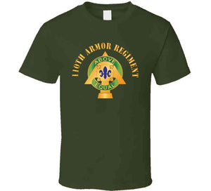 110th Armor Regiment - Dui W Txt X 300 Classic T Shirt, Crewneck Sweatshirt, Hoodie, Long Sleeve