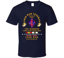 Load image into Gallery viewer, Usmc - Cold War Vet - 1st Marines W Cold Svc X 300 T Shirt
