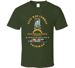 Gulf War Combat Vet - 822nd Mp Company Emblem W Gulf Svc X 300 Classic T Shirt, Crewneck Sweatshirt, Hoodie, Long Sleeve