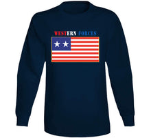 Load image into Gallery viewer, Flag - Western Forces - 2 Star Flag W Txt X 300 T Shirt
