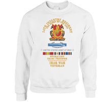 Load image into Gallery viewer, Army - Dui - 14th Infantry Regiment The Right Of The Line W Cib -  Oif - Iraq Svc X 300 T Shirt
