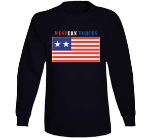 Flag - Western Forces - 2 Star Flag W Txt X 300 T Shirt