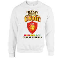 Load image into Gallery viewer, Usmc -  Iii Maf - Combat Vet  W 1 Row Vn Svc Ribbons T Shirt
