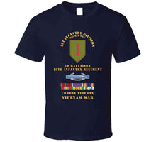 Load image into Gallery viewer, 1st Infantry Division - 2nd Battalion, 16th Infantry, Cib, Bs, Ph, Am, Vn Svc Bar - Vietnam War X 300 T Shirt
