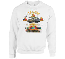 Load image into Gallery viewer, Desert Storm - 2nd Armored Div - Combat Veteran W Gulf Svc - Hell On Wheels X 300 T Shirt
