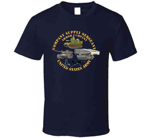 Army - Company Supply Sergeant - Armor Company W Weapons And Vehicles X 300 Classic T Shirt, Crewneck Sweatshirt, Hoodie, Long Sleeve