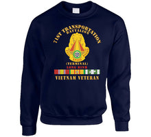 Load image into Gallery viewer, Army - 71st Transportation Battalion -  -terminal - Long Binh -vietnam Vet  W Vn Svc X 300 T Shirt
