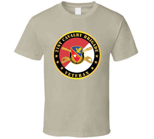 21st Cavalry Brigade - Veteran - Red - White X 300 T Shirt