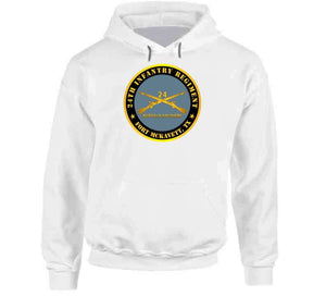 Army - 24th Infantry Regiment - Fort Mckavett, Tx - Buffalo Soldiers W Inf Branch Classic T Shirt, Crewneck Sweatshirt, Hoodie, Long Sleeve