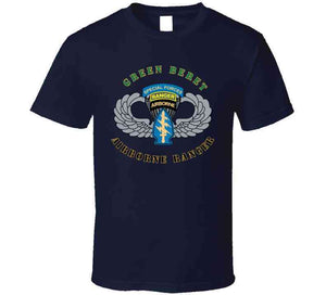 Emblem - Sof - Airborne Ranger - Green Beret X 300 T Shirt