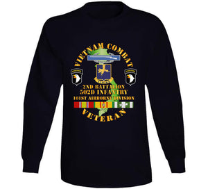 Army - Vietnam Combat Vet - 2nd Bn 502nd Infantry - 101st Airborne Div Ssi  Classic T Shirt, Crewneck Sweatshirt, Hoodie, Long Sleeve