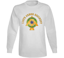 Load image into Gallery viewer, 110th Armor Regiment - Dui W Txt X 300 Classic T Shirt, Crewneck Sweatshirt, Hoodie, Long Sleeve
