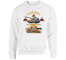 Load image into Gallery viewer, Desert Storm - 2nd Armored Div - Combat Veteran W Gulf Svc X 300 T Shirt
